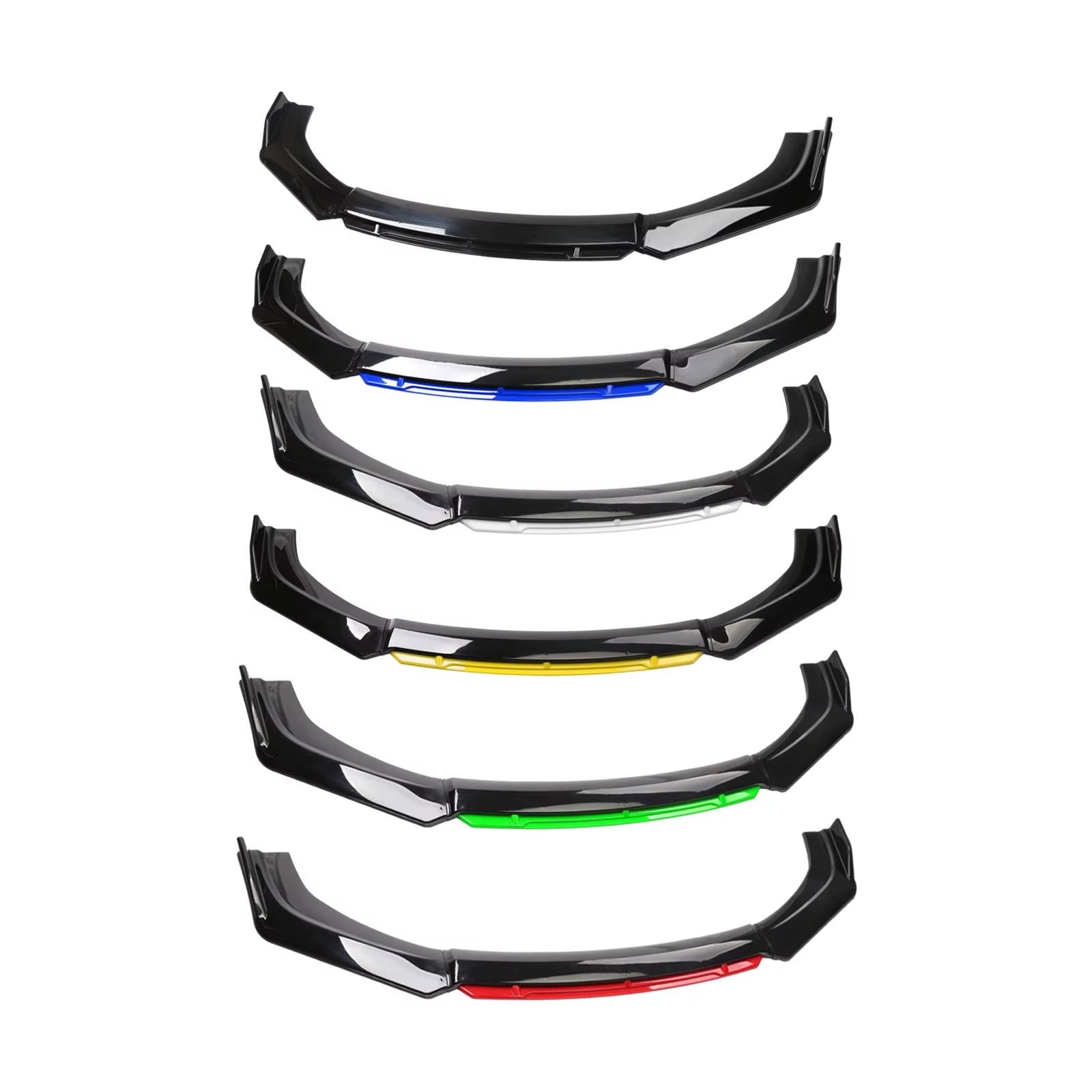 3 Pieces Universal Car Front Bumper Lip Kit, Easy to Install