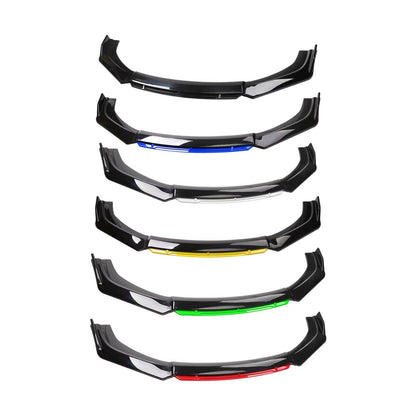 3 Pieces Universal Car Front Bumper Lip Kit, Easy to Install